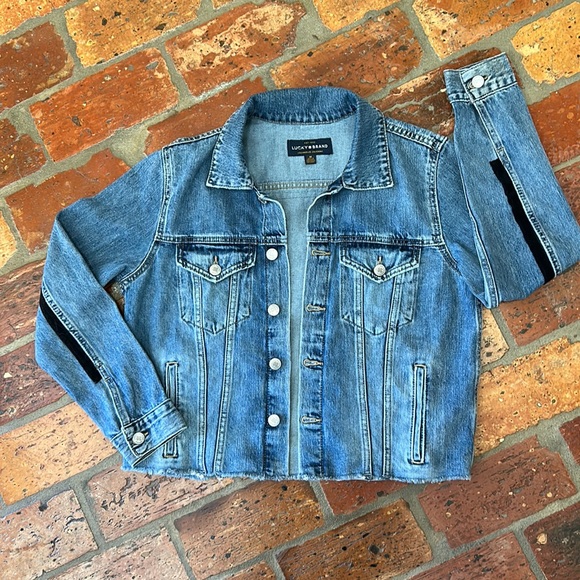 Lucky Brand "The Tomboy Trucker" Jean jacket szM RARE - Picture 1 of 12